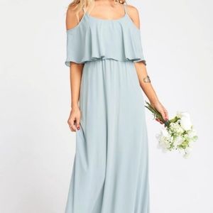 Show Me Your MuMu Bridesmaid Dress, Light Blue, Size XXL